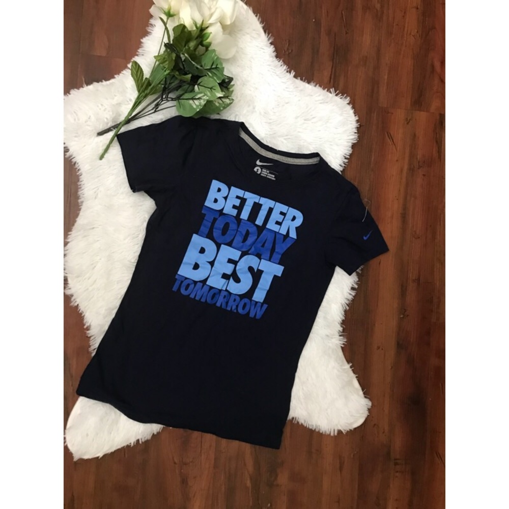 Nike Dri Fit Top dark blue🌑